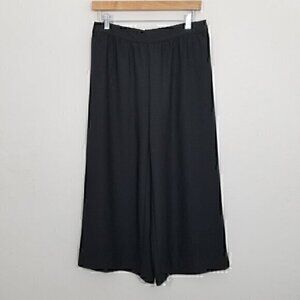 Chico's Cropped Pants Pull-On Black Womens 0 (US‎ Small 4)